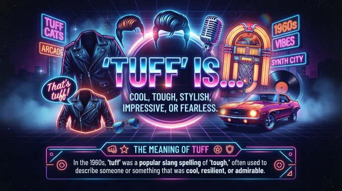1960s slang tuff meaning in text