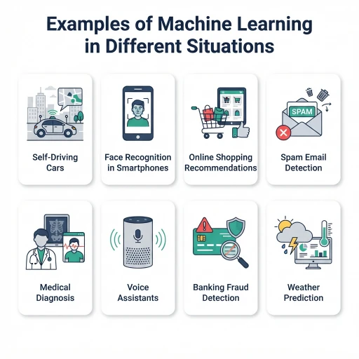 Examples of ML in different situations