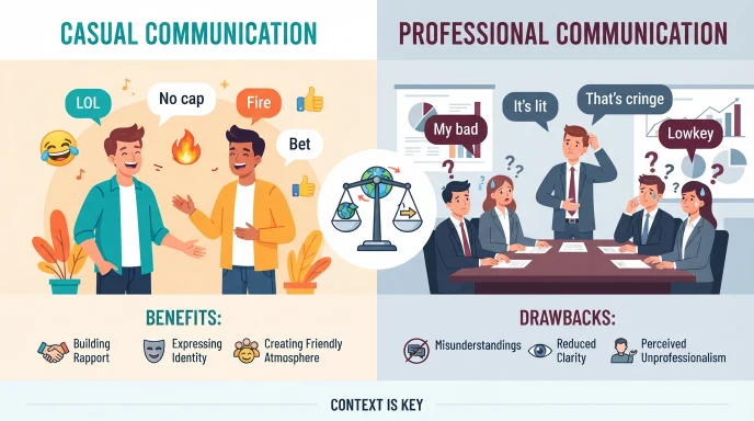 Impact of using slang in communication