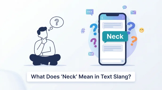 What Does "Neck" Mean in Text Slang