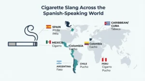 cigarette in spanish slang in text