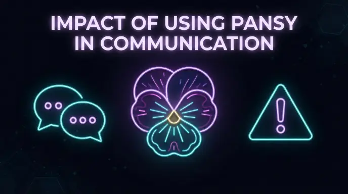 Impact of Using Pansy in Communication