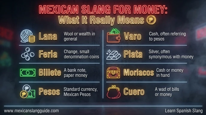 Mexican Slang for Money: Meaning in Text Explained