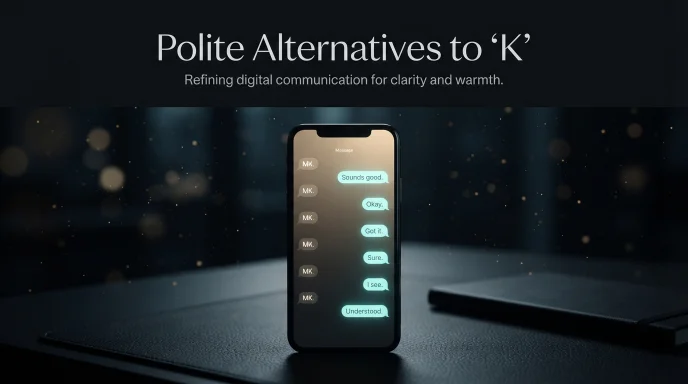 Polite alternatives to MK