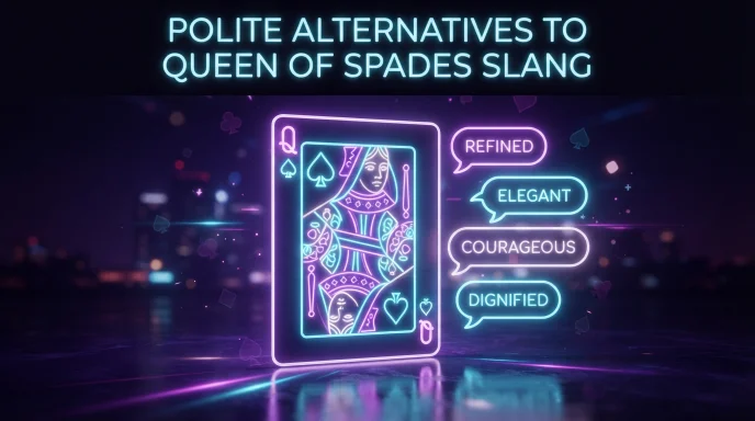 Polite alternatives to queen of spades slang