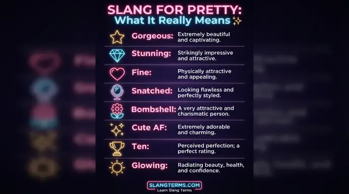Slang for Pretty: Meaning in Text Explained