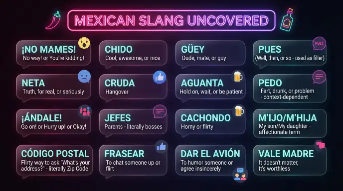 Mexican Slang for Vagina Meaning in Text