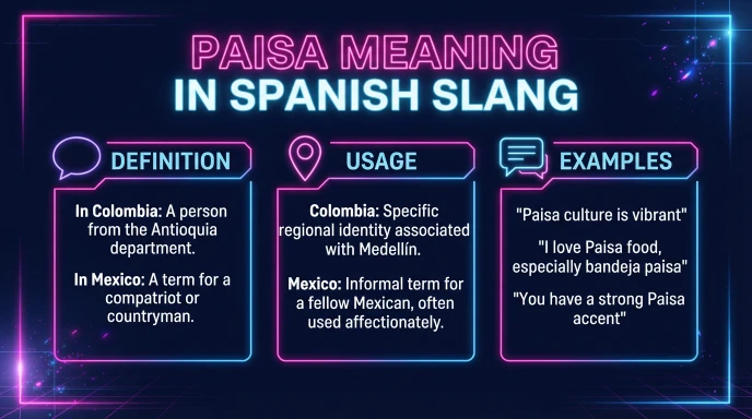 Paisa Meaning in Spanish Slang: Definition, Usage & Examples
