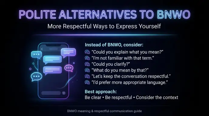 Polite Alternatives to BNWO