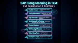 SAP Slang Meaning in Text: Full Explanation & Examples